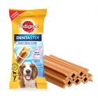 Pedigree Dentastix Small Breed (5-10 kg) Oral Care Dog Treat Weekly Pack (7 Sticks) Dog Dental Treat - 110 gm