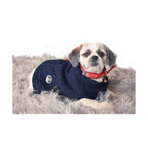 Petsnugs Cable Kinitted Dog Sweater