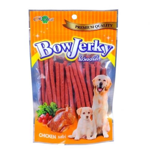 Rena BowJerky Chicken Sticks Dog Meaty Treat - 200 gm