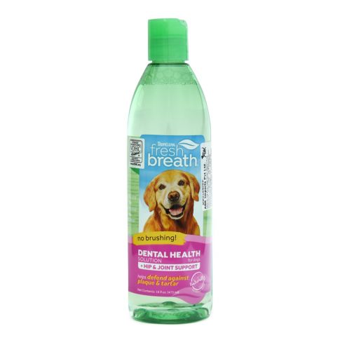 Tropiclean Fresh Breath Hip & Joint Water Additive For Dog - 473 ml