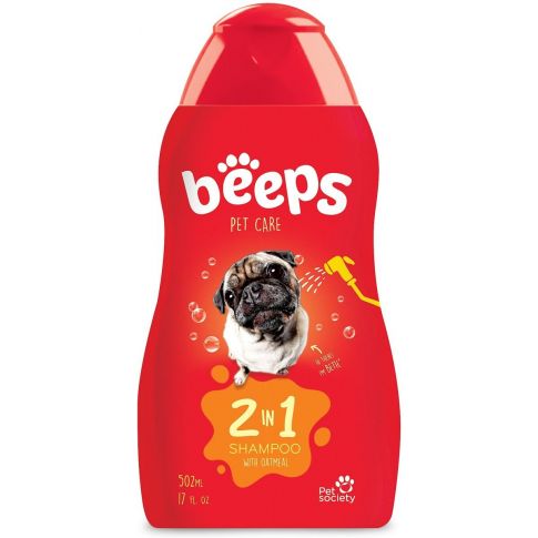 Beeps 2 in 1 Dog Shampoo - 502 ml