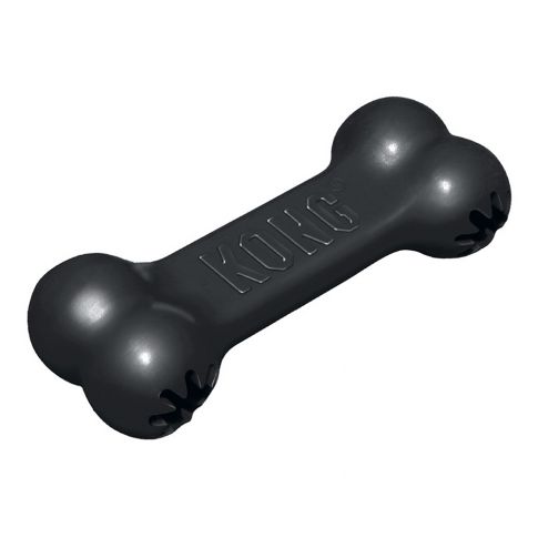 Kong Extreme Goodie Bone Interactive Chew Dog Toy - Black