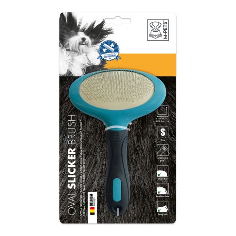 M-Pets Oval Slicker Brush For Dog/Cat - Small