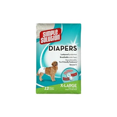 Simple Solution Disposable Diapers XXL (56-94cm) - 12 Diapers