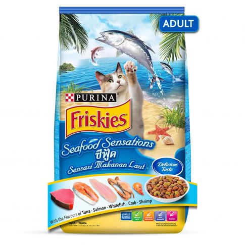 Purina Friskies Seafood Dry Cat Food