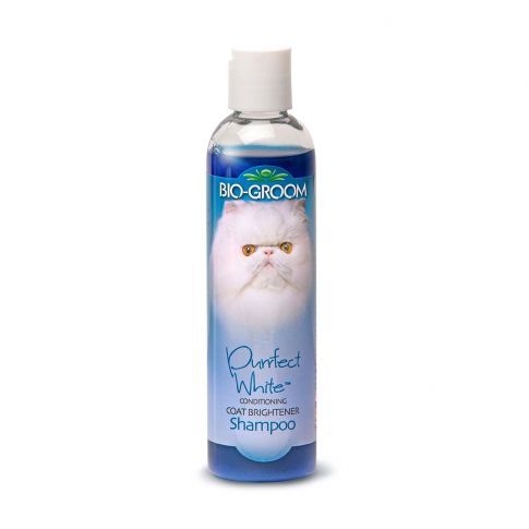 Biogroom Purrfect White Cat Conditioning Shampoo - 236 ml
