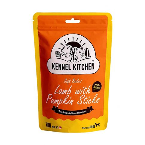 Kennel Kitchen Soft Baked Lamb with Pumpkin Stick Dog Meaty Treat - 70 gm