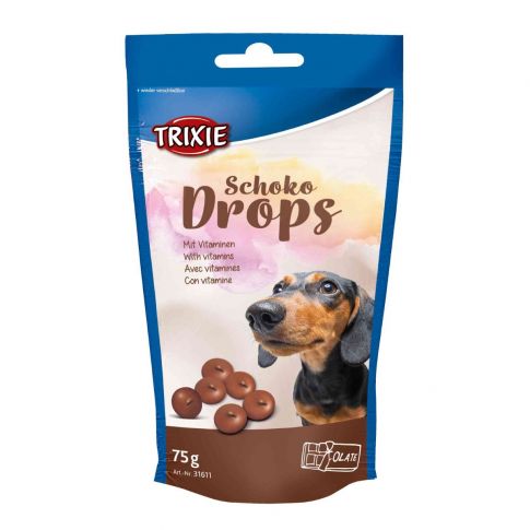 Trixie Schoko Chocolate Drops Dog Treat - 75 gm