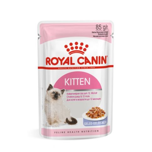 Royal Canin Kitten Instinctive Jelly Wet Food - 1.02 kg (12 Pouches of 85 gm)