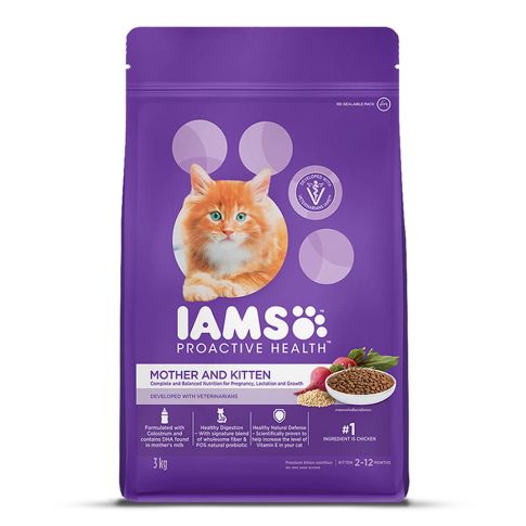 IAMS Proactive Health Mother & Kitten (2-12 Months) Chicken Premium Dry Cat Food 