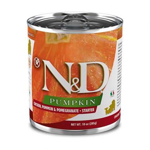 Farmina N&D Grain Free Pumpkin Chicken & Pomegranate Medium & Maxi Breed Starter Wet Dog Food - 285 gm