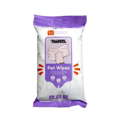 Pawpaya Pet Wipes 15 Pull Pack - 20 x 18 cm