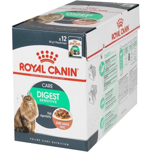 Royal Canin Digest Sensitive Care Adult Wet Cat Food - 1.02 kg (12 Pouches of 85 gm)