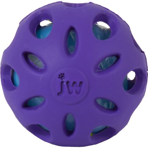 Petmate JW Crackle Heads Crackle Ball Dog Toy