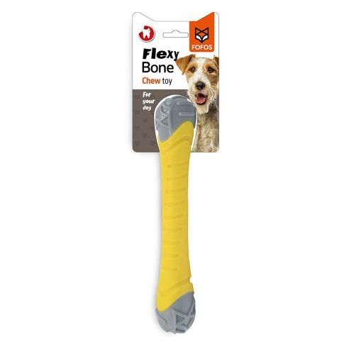 Fofos Flexy Bone Chew Dog Toy