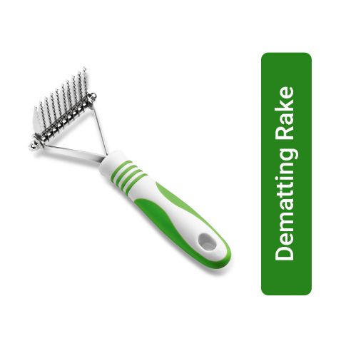 Andis Dematting Rake Comb Lime Green For Dog/Cat
