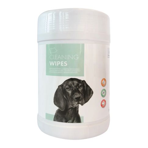 M-Pets Cleaning Wipes for Sensitive Eyes, Ears & Muzzle For Puppy/Dog - 80 Wipes