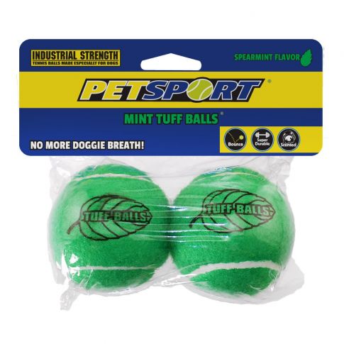 Petsport Mint Tuff Balls Fetch Dog Toy - 7 cm