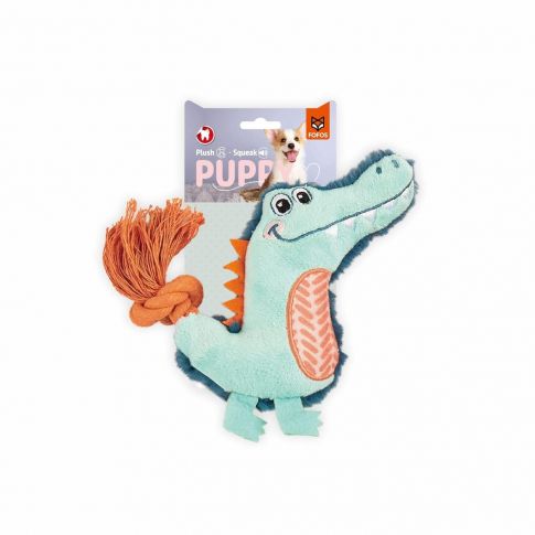 FOFOS Alligator Plush Puppy Teething Toy