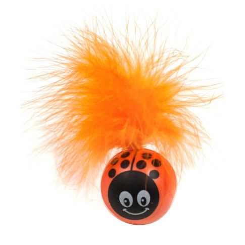 Pet Sport USA Kitty Freak Ladybug Cat Toy 