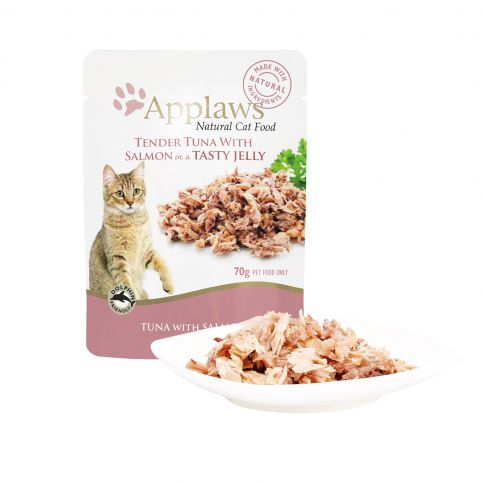 Applaws Tuna With Salmon in a Tasty Jelly Adult Wet Cat Food - 70 gm