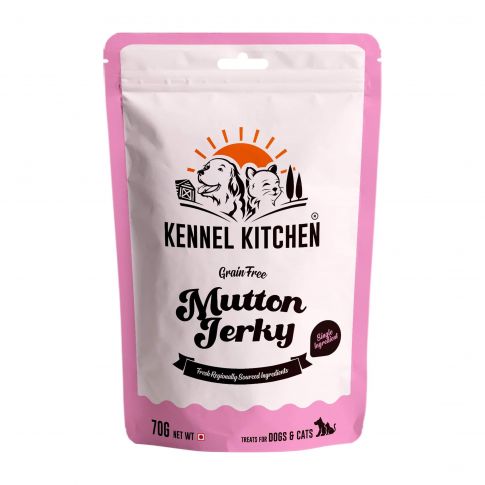 Kennel Kitchen Air Dried Mutton Jerky Dog/Cat Meaty Treat - 70 gm