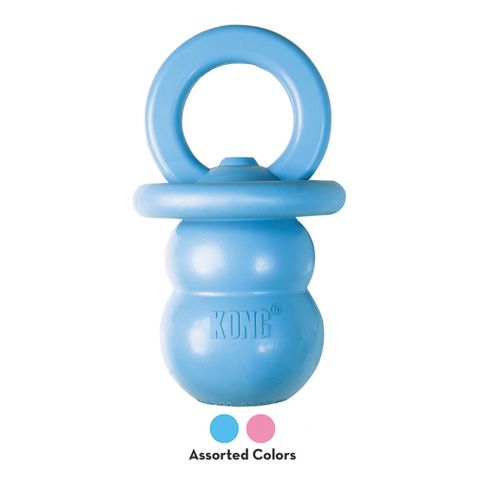 Kong Puppy Binkie Interactive Chew Toy Assorted Color - Medium