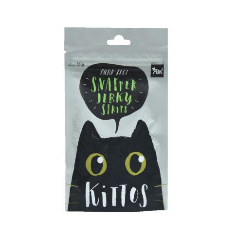 Kittos Snapper Jerky Strips Cat Meaty Treat - 35 gm