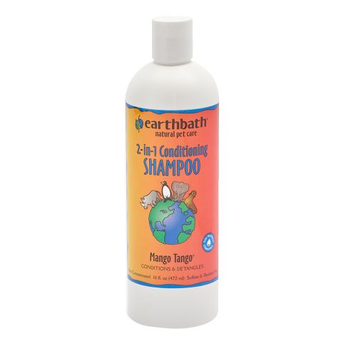 Earthbath 2-in-1 Conditioning Shampoo Conditions & Detangles Mango Tango Dog Shampoo - 472 ml