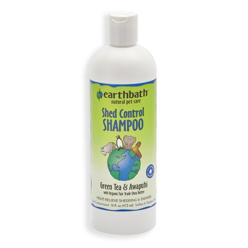 Earthbath Shed Control Shampoo Relive Shedding & Dander Green Tea & Awapuhi Dog Shampoo - 472 ml