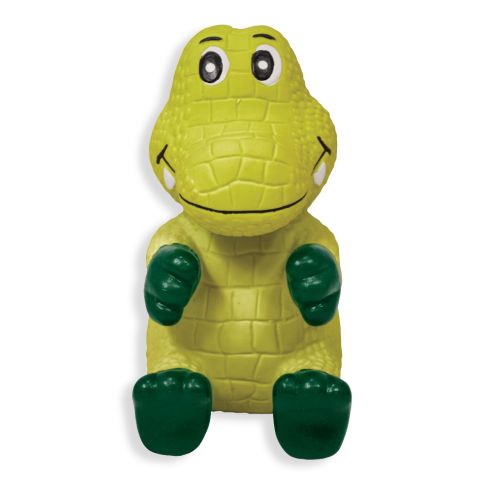 Wiggi Alligator Green Squeaker Dog Toy