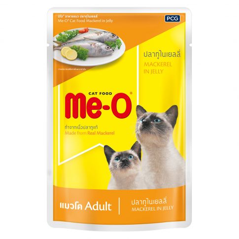 Me-O Mackeral In Jelly Adult Wet Cat Food - 80 gm