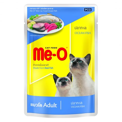 Me-O Ocean Fish In Jelly Adult Wet Cat Food - 80 gm