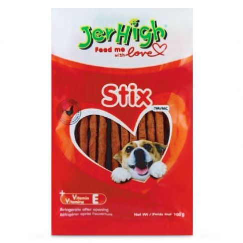 JerHigh Stix Dog Meaty Treat - 100 gm