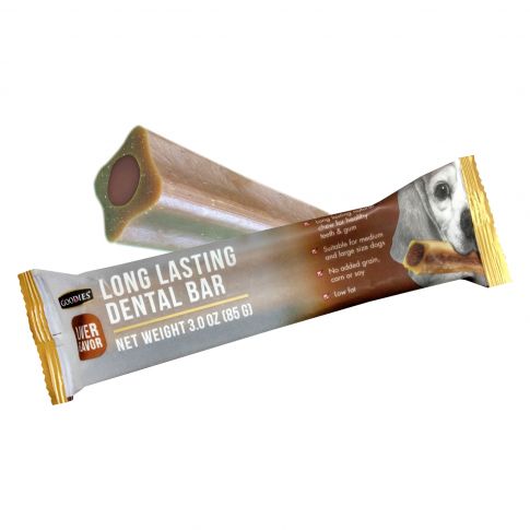 Goodies Long Lasting Dental Bar Liver Flavor Dog Dental Treat - 85 gm