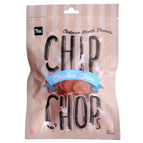Chip Chops Chicken Chips Coins Dog Meaty Treat - 70 gm