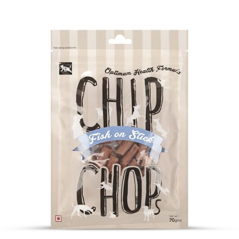 Chip Chops Fish on Stick Dog Meaty Treat - 70 gm