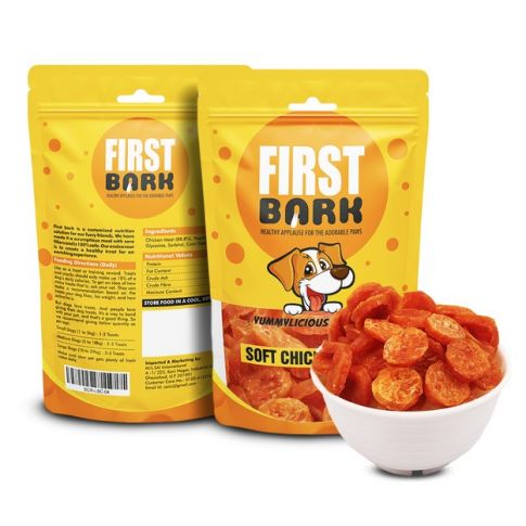 First Bark Soft Chicken Ring Dog Meaty Treat - 70 gm