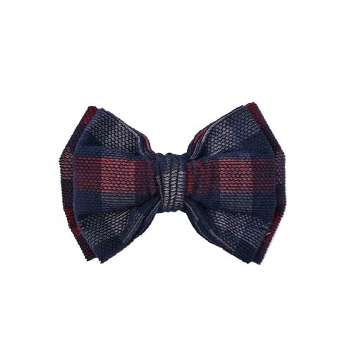 ZL XOXO Highly Classy Furry Dog Bow Tie