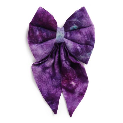 ZL Colourful Splash Ribbon Dog Bow Tie 