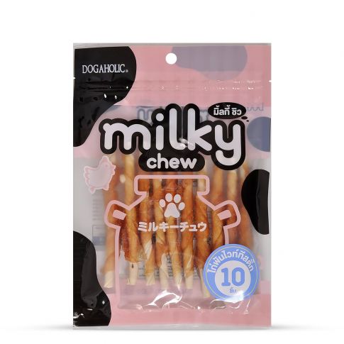 Dogaholic Milky Chew Chicken Stick Dog Treat - 10 pieces