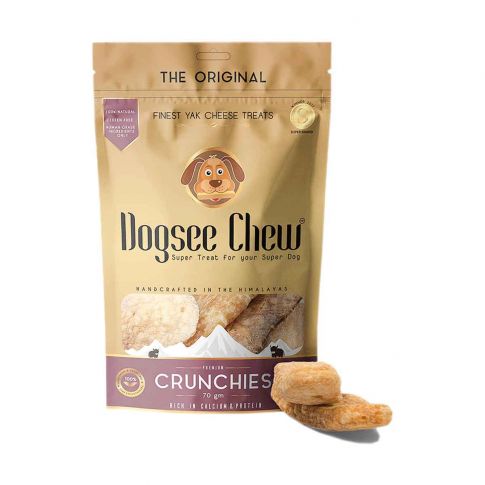 Dogsee Chew Crunchies Soft Dog Treat for Puppies and Small Dogs - 70 gm