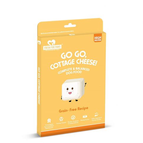 Fresh For Paws  Go Go, Cottage Cheese Fresh Dog Food