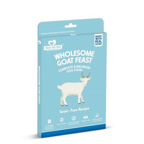 Fresh For Paws Wholesome Goat Feast Fresh Dog Food