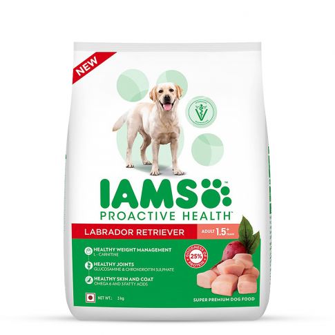 IAMS Proactive Health Adult Labrador Retriever Dogs (1.5+ Years) Super Premium Dog Food - 3Kg 