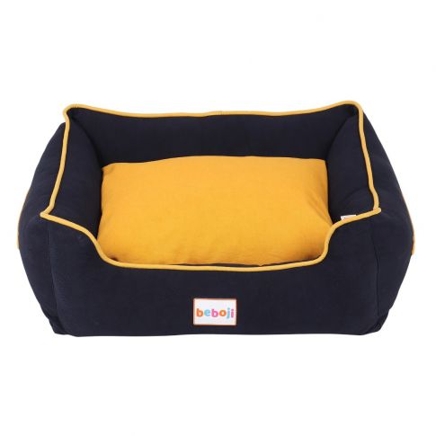 beboji Solid Navy Bed for Dogs