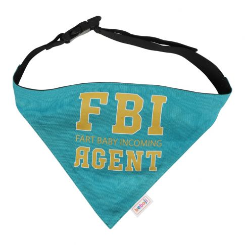 beboji F.B.I. Agent Bandana for Dogs