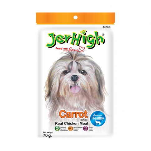 JerHigh Carrot Dog Meaty Treat - 70 gm