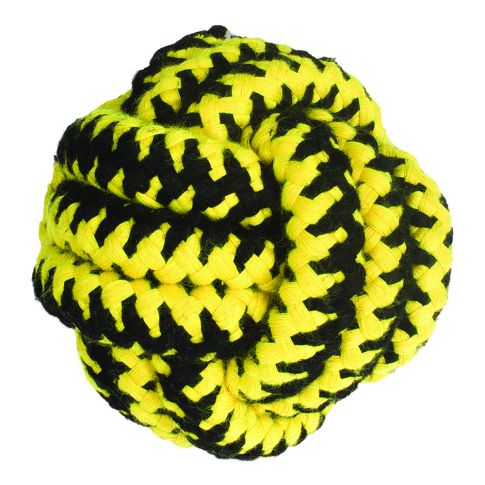 M-Pets Twist Ball Toy 11 cm - yellow