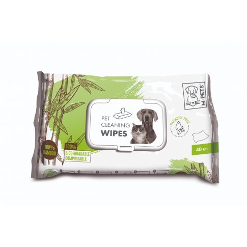 M-Pets Pet Cleaning Wipes Avocado 15 x 20 cm - 40 pcs